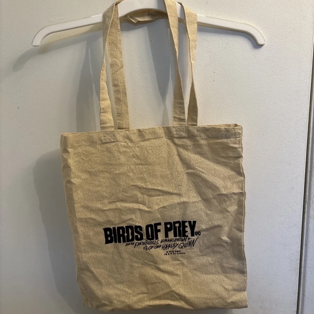 BIRDS OF PREY Harley Quinn 2020 DC Comics Tote Bag Margot Robbie WB Premiere Bag